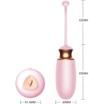 Remote Control Egg - Vibrating Silicone Love EGG USB 10 standen / Heating / Voice Control - Afbeelding 8