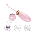 Remote Control Egg - Vibrating Silicone Love EGG USB 10 standen / Heating / Voice Control - Afbeelding 7
