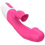 Vibrator - Silicone, Vibrator 7 standen en verwarmbare modus - Roze - Afbeelding 3