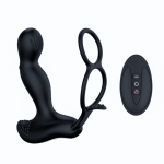 Vibrator - Silicone Massager 7 standen and Heating standen, Zwart