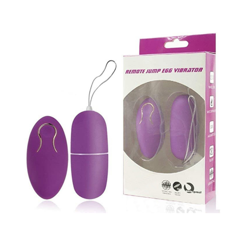 Intimate Remote Jump Egg Vibrator Purple