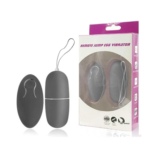 Intimate - Remote Jump Egg Vibrator - Zwart