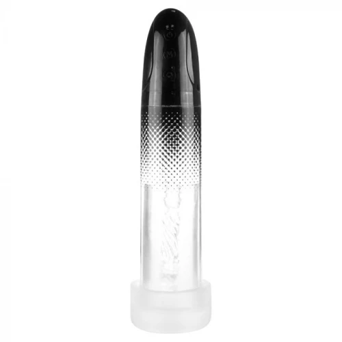 Me You Us - Platinum Duo - Automatische Penispomp Masturbator - USB - Doorzichtig/Zwart - Afbeelding 2