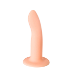 Dildo - Flexibel met G-Spot - Prostaat Stimulator - Flow Emotional - 100% Siliconen - Vleeskleurig
