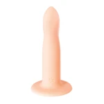 Dildo - Flexibel met G-Spot - Prostaat Stimulator - Flow Stray - 100% Siliconen - Vleeskleurig - Afbeelding 4