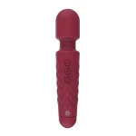 Dashing Wand - Krachtige Wand Massager - 20 standen - 8 snelheden - USB oplaadbaar - Waterdicht IPX7 - hypoallergeen Silicone - Rood
