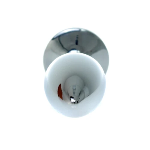 Zilveren buttplug met roos - Paars - Afbeelding 5