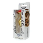 Gouden buttplug met roos - Rood - Afbeelding 4