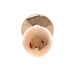 Rosé Gouden buttplug met roos - Roze - Afbeelding 5