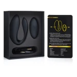 INTY Toys - Switch - Koppelvibrator Met Afstandsbediening - Partner Vibrator - 10 Standen - Ultra sterke trillingen - Oplaadbaar via USB - 100% Silicone - Waterbestendig - Zwart - Afbeelding 3