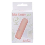 Oplaadbare Vibrobullet Take it Easy Gala - Mini vibrator - Waterdicht IPX7 - USB oplaadbaar - 10 standen - Perzik - Afbeelding 2