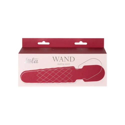 Dashing Wand - Krachtige Wand Massager - 20 standen - 8 snelheden - USB oplaadbaar - Waterdicht IPX7 - hypoallergeen Silicone - Rood - Afbeelding 3