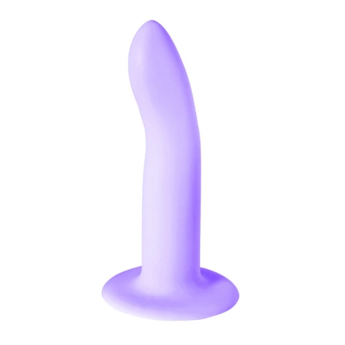 Dildo - Flexibel met G-Spot - Prostaat Stimulator - Flow Stray - 100% Siliconen - Paars - Afbeelding 4
