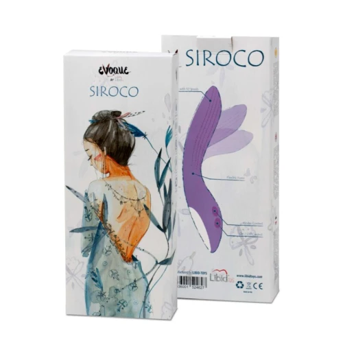 Evoque Siroco - Flexibele vibrator en vormbaar onder elke hoek - USB oplaadbaar - 100% siliconen - Waterdicht - Paars - Afbeelding 2