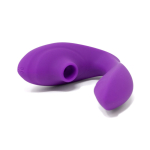 Libid Toys Kaysa - Dubbele zuiger en vibrator met 2 onafhankelijke en combineerbare motoren - USB oplaadbaar - 100% siliconen - Waterdicht - Paars