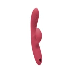 Libid Toys Saga - Flexibele zuiger en vibrator, met warmtefunctie en clitorisstimulator - USB oplaadbaar - 10 vibratiestanden - 5 zuigstanden - 100% siliconen - Warmteprogramma - Waterdicht - Roze