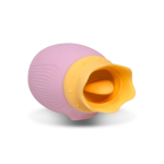 Evoque Kai - Luchtdrukvibrator - Clitoriszuiger en tongvormige stimulator die orale seks simuleert - 10 vibratiestanden - 10 zuigstanden - USB oplaadbaar - 100% siliconen - Waterdicht - Roze - Afbeelding 2