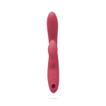 Libid Toys Saga - Flexibele zuiger en vibrator, met warmtefunctie en clitorisstimulator - USB oplaadbaar - 10 vibratiestanden - 5 zuigstanden - 100% siliconen - Warmteprogramma - Waterdicht - Roze - Afbeelding 3