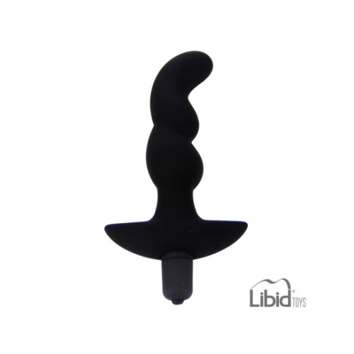 Intimen - Prostaat Anaalplug - Buttplug - Vibrator - Silicone - Zwart - Afbeelding 2