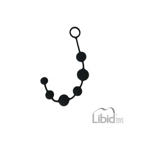 Intimen - Pamba Anaal balletjes - Anaalbeads - Anaalketting - Silicone - Zwart - Afbeelding 2