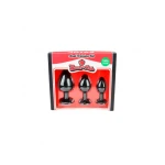 Candy Lust - Diamant Anaal Training Set - Silicone - Zwart