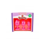 Candy Lust - Diamant Anaal Plug Training Set - Silicone - Roze