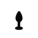 Candy Lust - Diamant Anaalplug - Buttplug - Silicone - Small - Zwart - Afbeelding 2