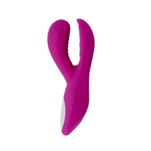Libid Toys Garuda - G-spot en clitoris dubbele stimulatie vibrator - USB oplaadbaar - 100% siliconen - Waterdicht - Roze - Afbeelding 5