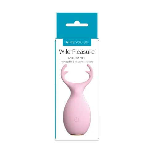 Me You Us Wild Pleasure Antlers Vibrator Roze - Afbeelding 3