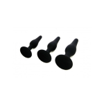 Intimen - Anaalplug - Buttplug - Silicone - Anaal Training Set - Zwart - Afbeelding 3
