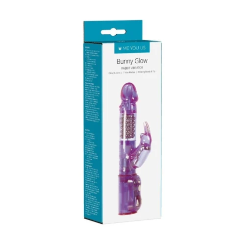 Me You Us Bunny Glow Rabbit Vibrator Paars - Afbeelding 2