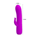PRETTY LOVE - OMAR, 12 vibratie standen met geheugenfunctie - Afbeelding 7