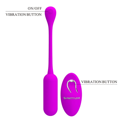 PRETTY LOVE - LECHIES, 12 vibratie standen Draadloze afstandsbediening - Afbeelding 4