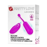 PRETTY LOVE - LECHIES, 12 vibratie standen Draadloze afstandsbediening - Afbeelding 2