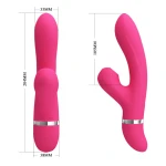 PRETTY LOVE - Willow, 7 vibratie standen 4 zuigstanden - Afbeelding 2