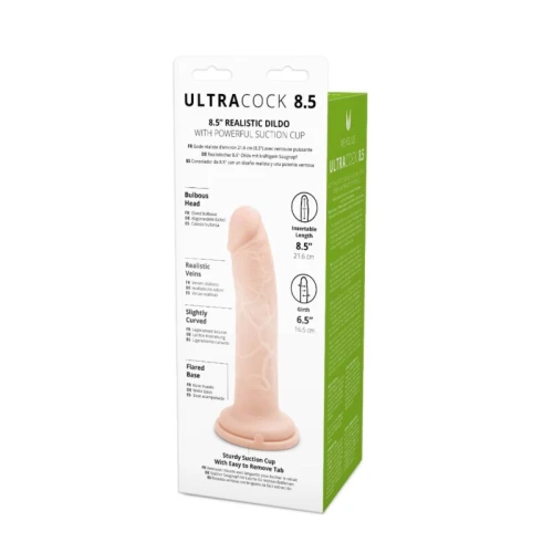 Me You Us Silicone Ultra Cock Vleeskleurig 8.5 - Afbeelding 5