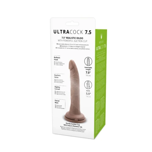 Me You Us Silicone Ultra Cock Caramel 7.5 - Afbeelding 5