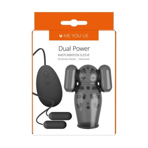 Me You Us Dual Power Masturbation Sleeve - Afbeelding 4