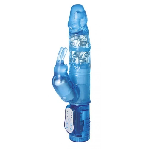Me You Us Twin Turbo Rabbit Vibrator Blauw