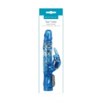 Me You Us Twin Turbo Rabbit Vibrator Blauw - Afbeelding 4