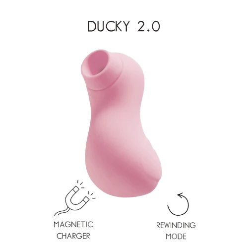 Oplaadbare vacuüm stimulator Fantasy Ducky 2.0 Roze - Afbeelding 4