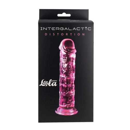 Transparante dildo Intergalactic Distortion Roze - Afbeelding 3
