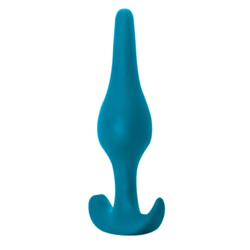 Lola Toys - SpiceItUp! - Smooth - Buttplug met handgreep - Anaalplug 100% Siliconen - 10,5cm x 2,8cm - Blauw - Afbeelding 3