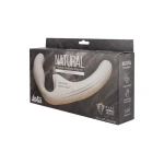 Natuurlijke Verleiding Biege Flexibele Strapless Strapon - Afbeelding 3