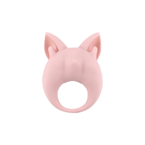 Oplaadbare ring voor clitorisstimulatie MiMi Animals Kitten Kiki Licht Roze