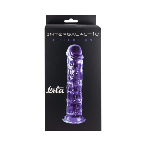 Transparante dildo Intergalactic Distortion Paars - Afbeelding 3