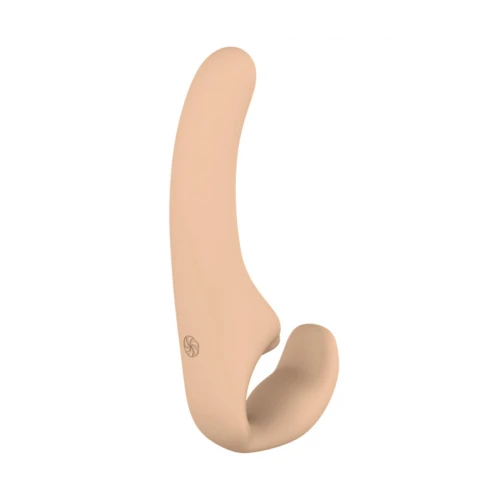 Natuurlijke Verleiding Biege Flexibele Strapless Strapon