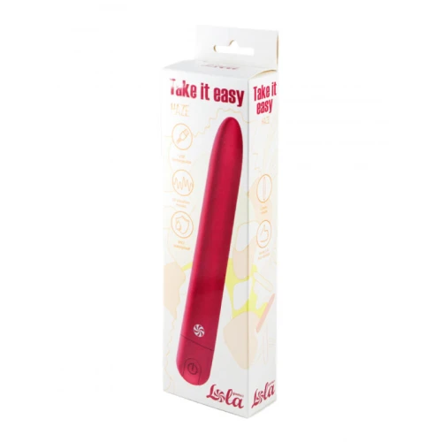 Oplaadbare vibrator Take it easy Haze Wijnrood - Afbeelding 2