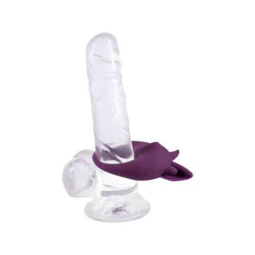Oplaadbare ring voor clitorisstimulatie MiMi Animals Kitten Kiki Paars - Afbeelding 8