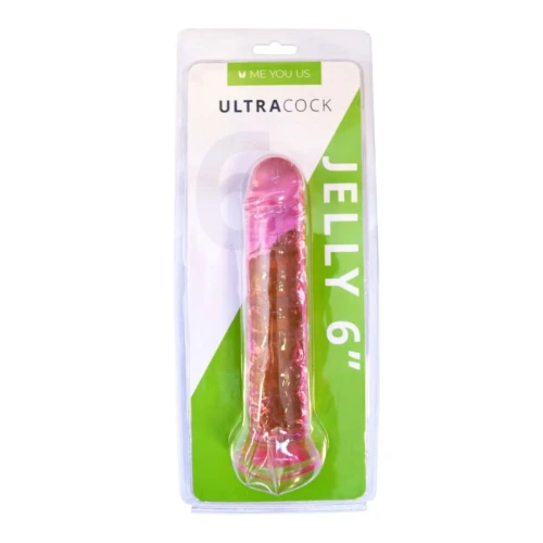 Me You Us Ultracock Roze Jelly 6inch Dildo - Afbeelding 2